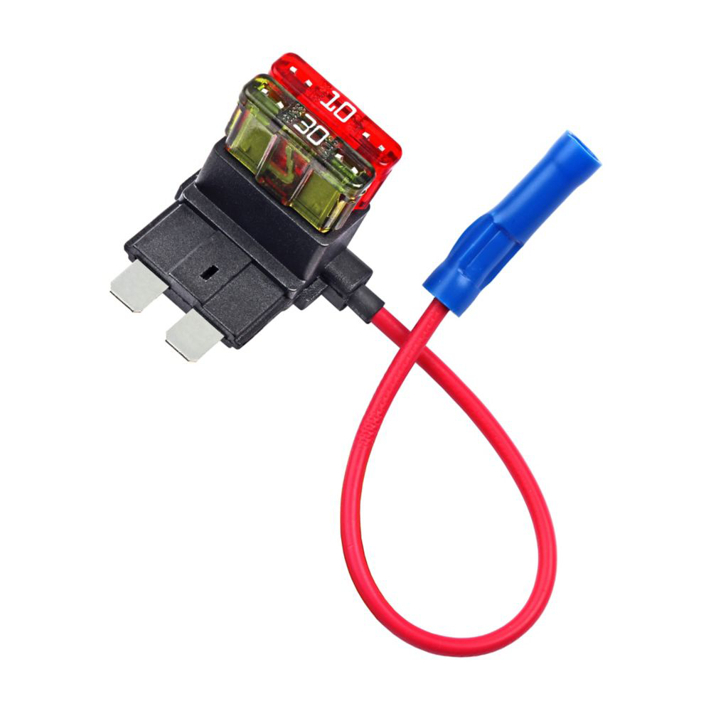 <ul><li>Converts a fuse circuit into two fusible circuits</li><li>Plugs into the fuse block</li><li>Provides protection for the existing circuit and the add-on 10 AMP circuit</li><li>Designed for use with new accessories requiring 10 AMPs or less</li></ul>|